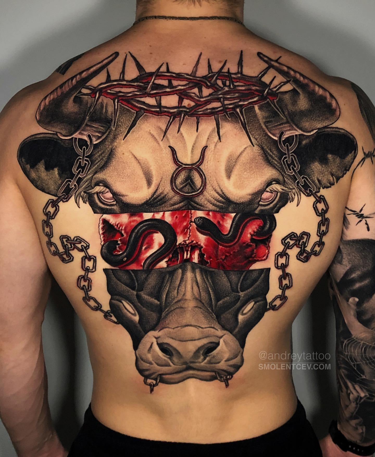 Bull Tattoo Ideas 11