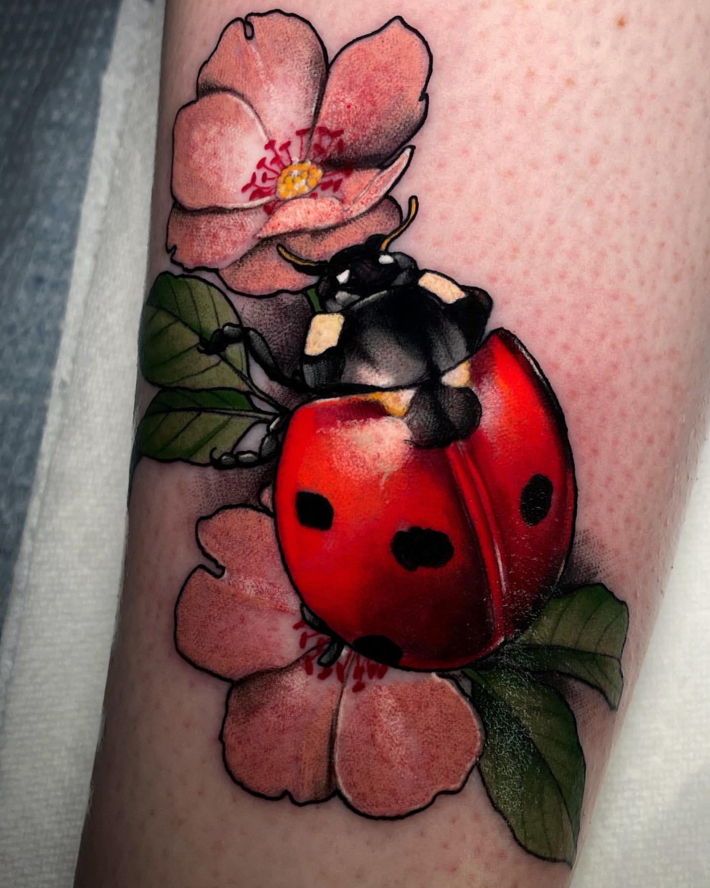 Ladybug Tattoo Ideas 6