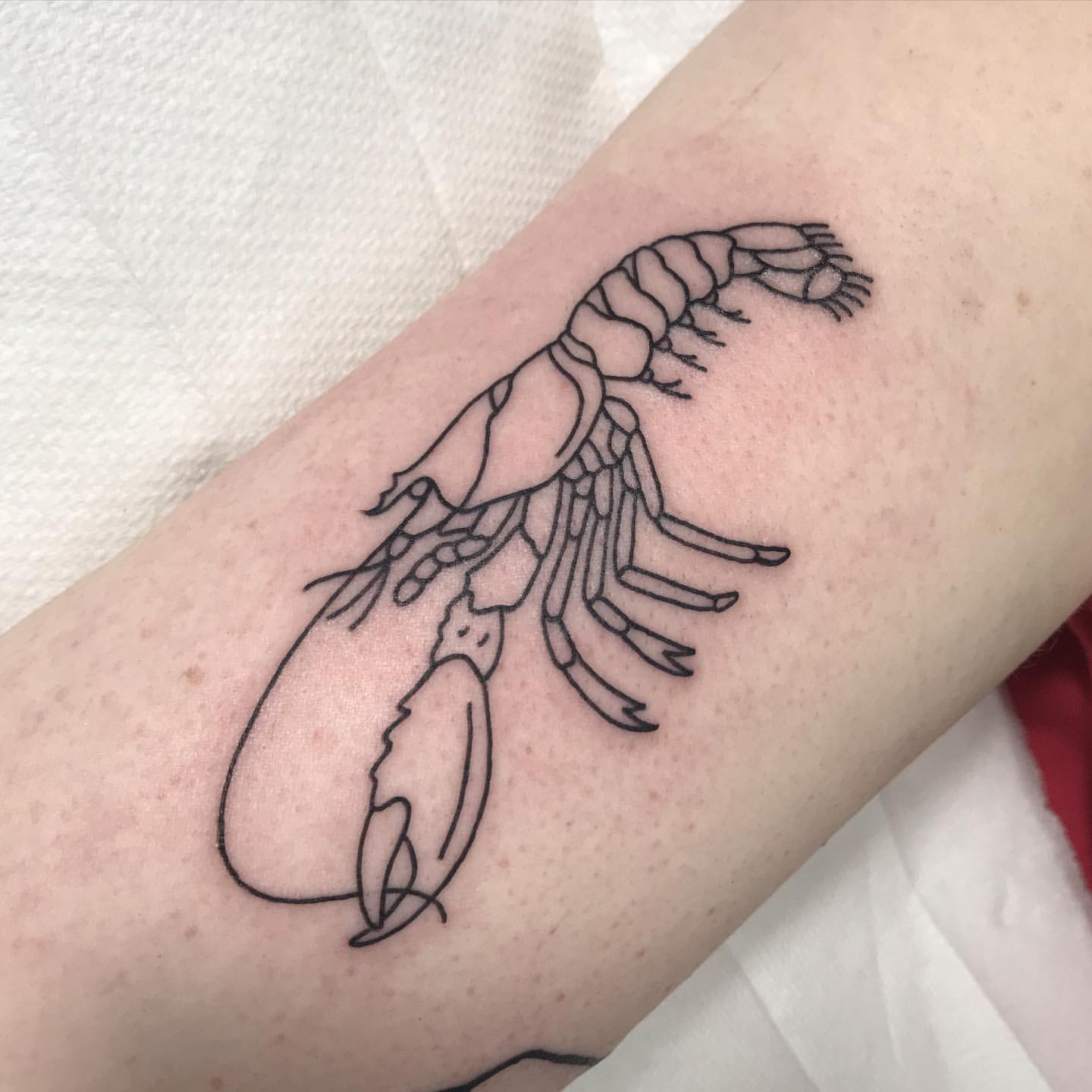 Lobster Tattoo Ideas 14