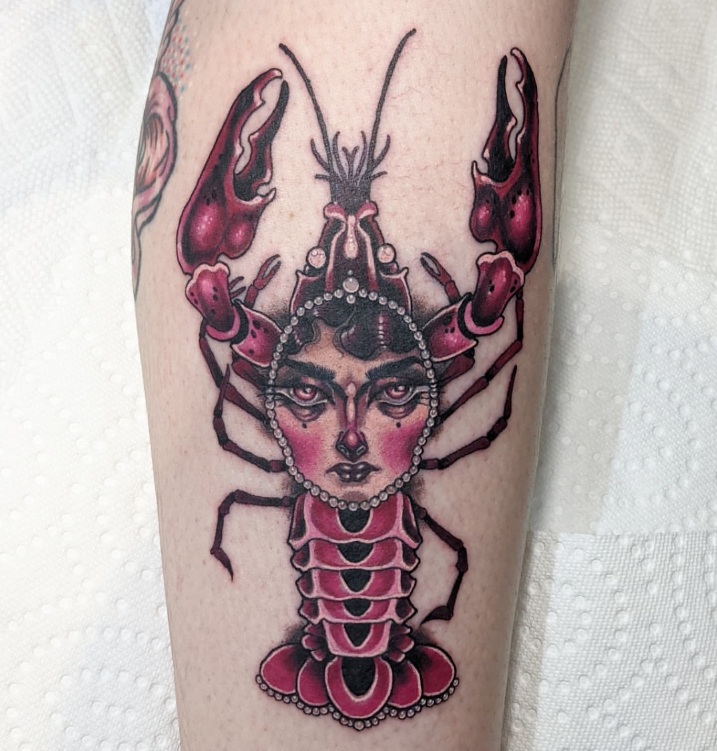 Lobster Tattoo Ideas 19