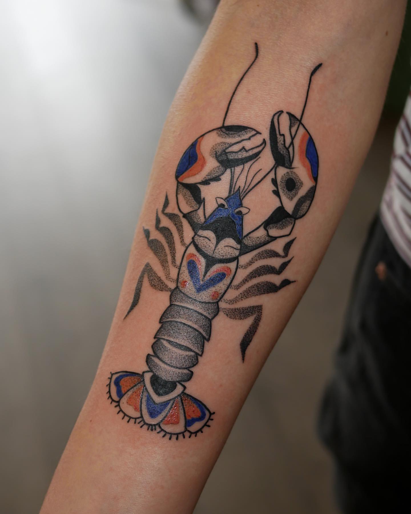 Lobster Tattoo Ideas 18