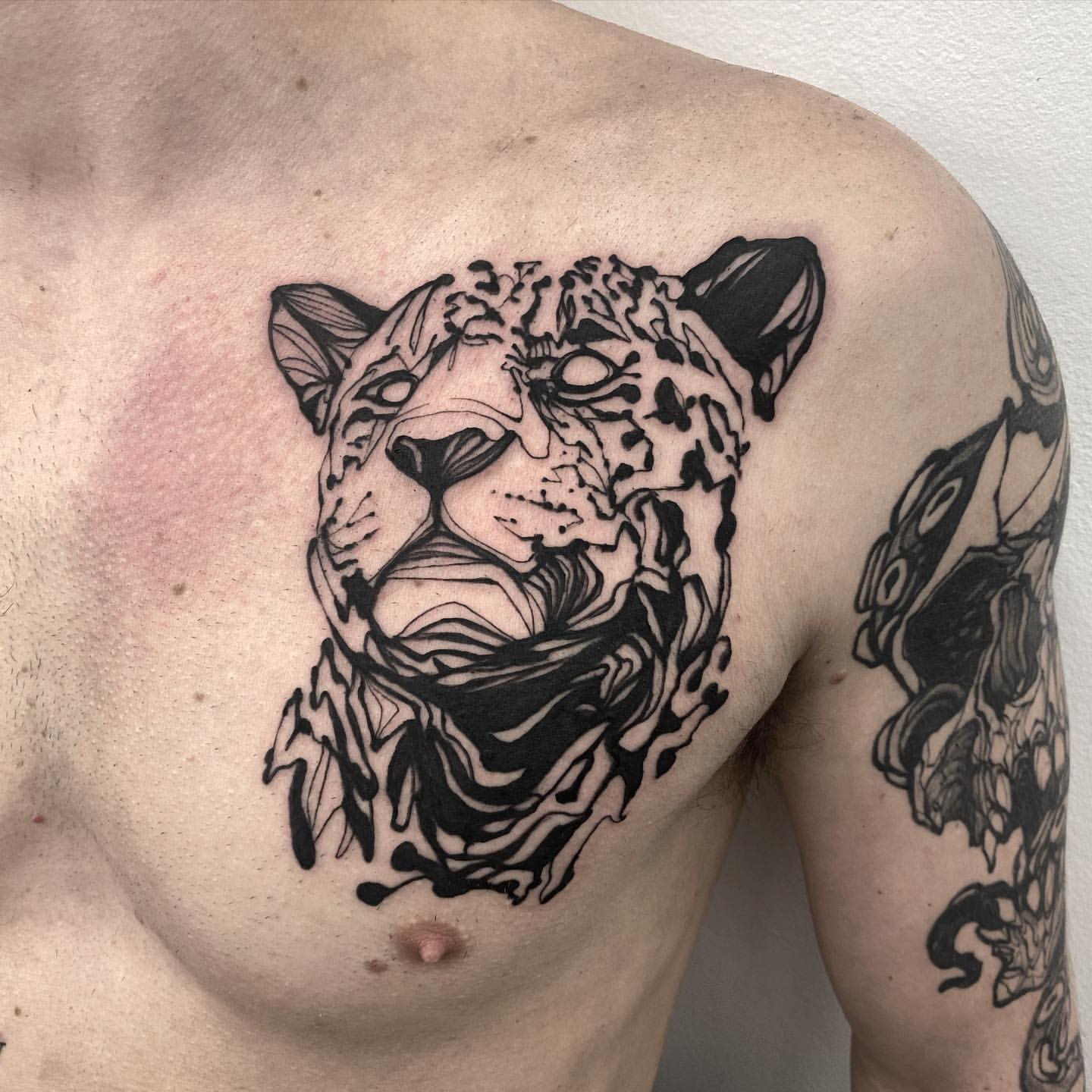 Leopard and Jaguar Tattoo Ideas 6
