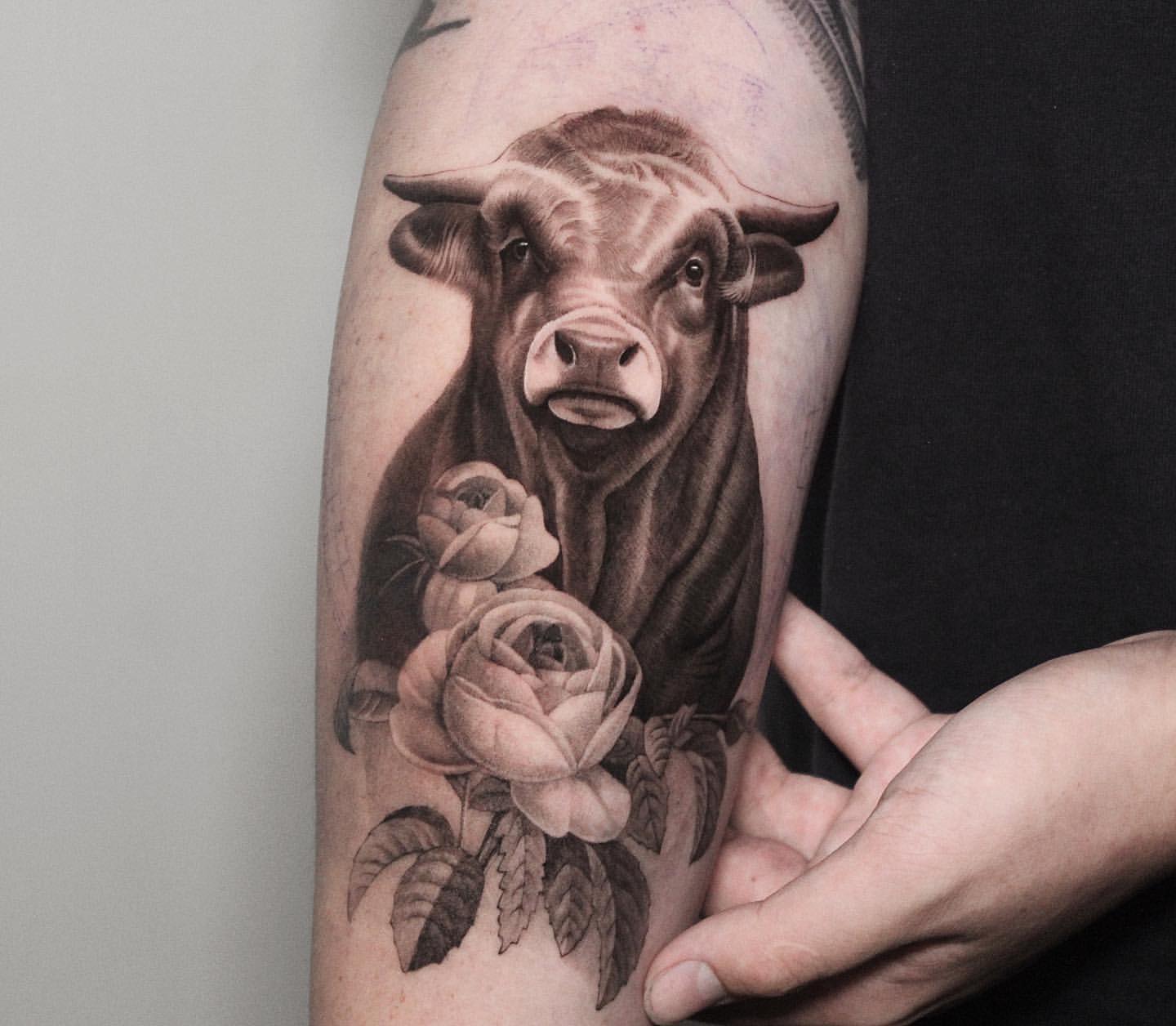 Bull Tattoo Ideas 16