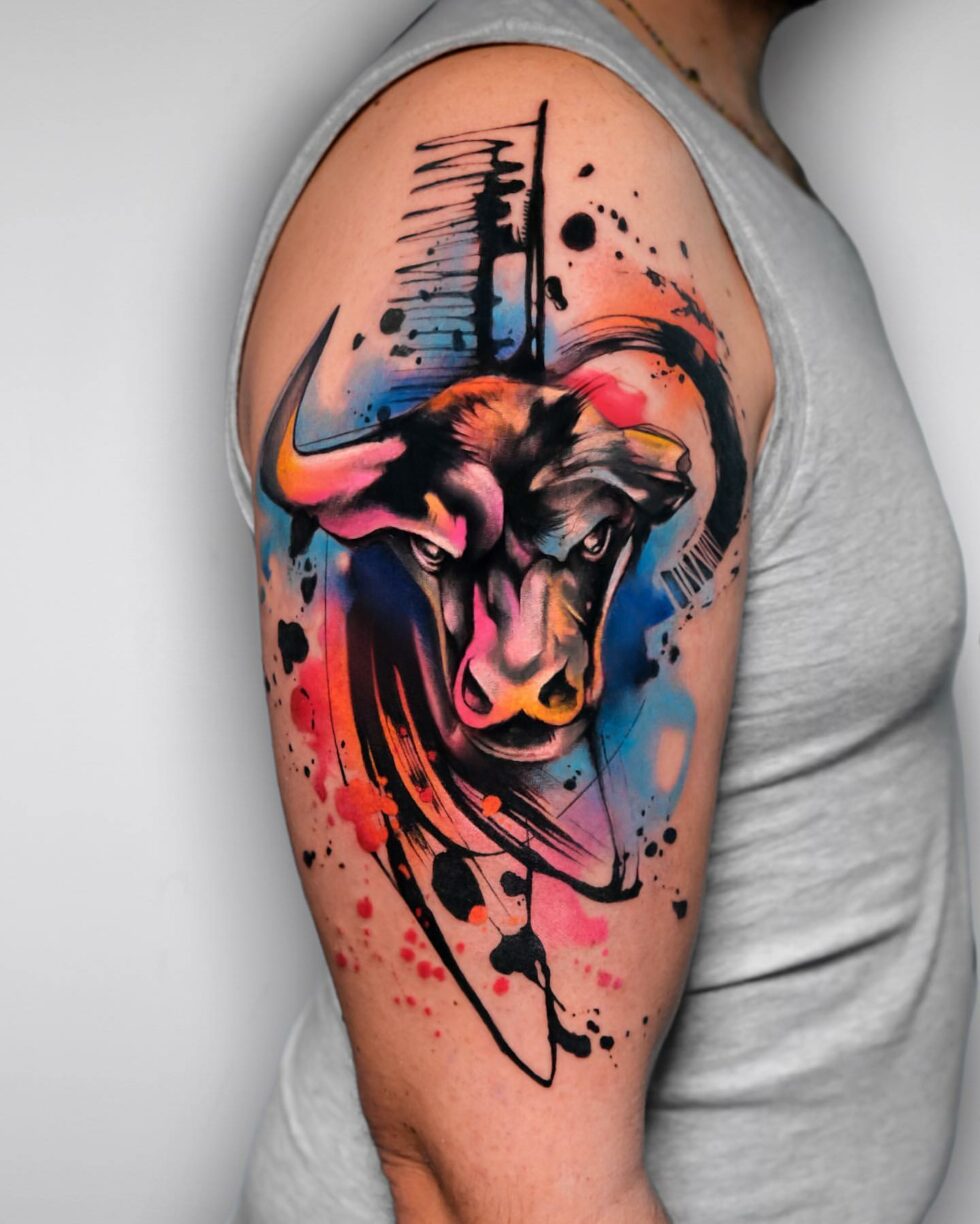 25 Stunning and Daring Bull Tattoo Ideas for Men & Women in 2024