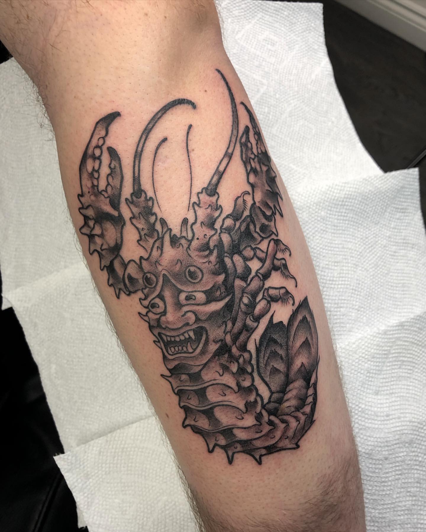 Lobster Tattoo Ideas 20