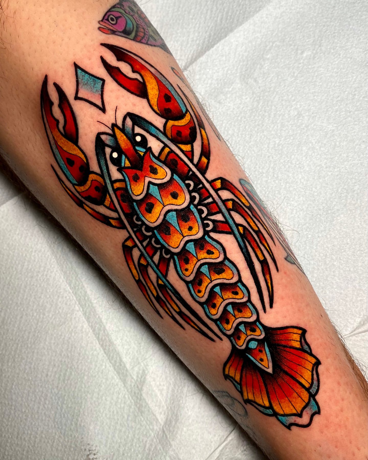 Lobster Tattoo Ideas 22