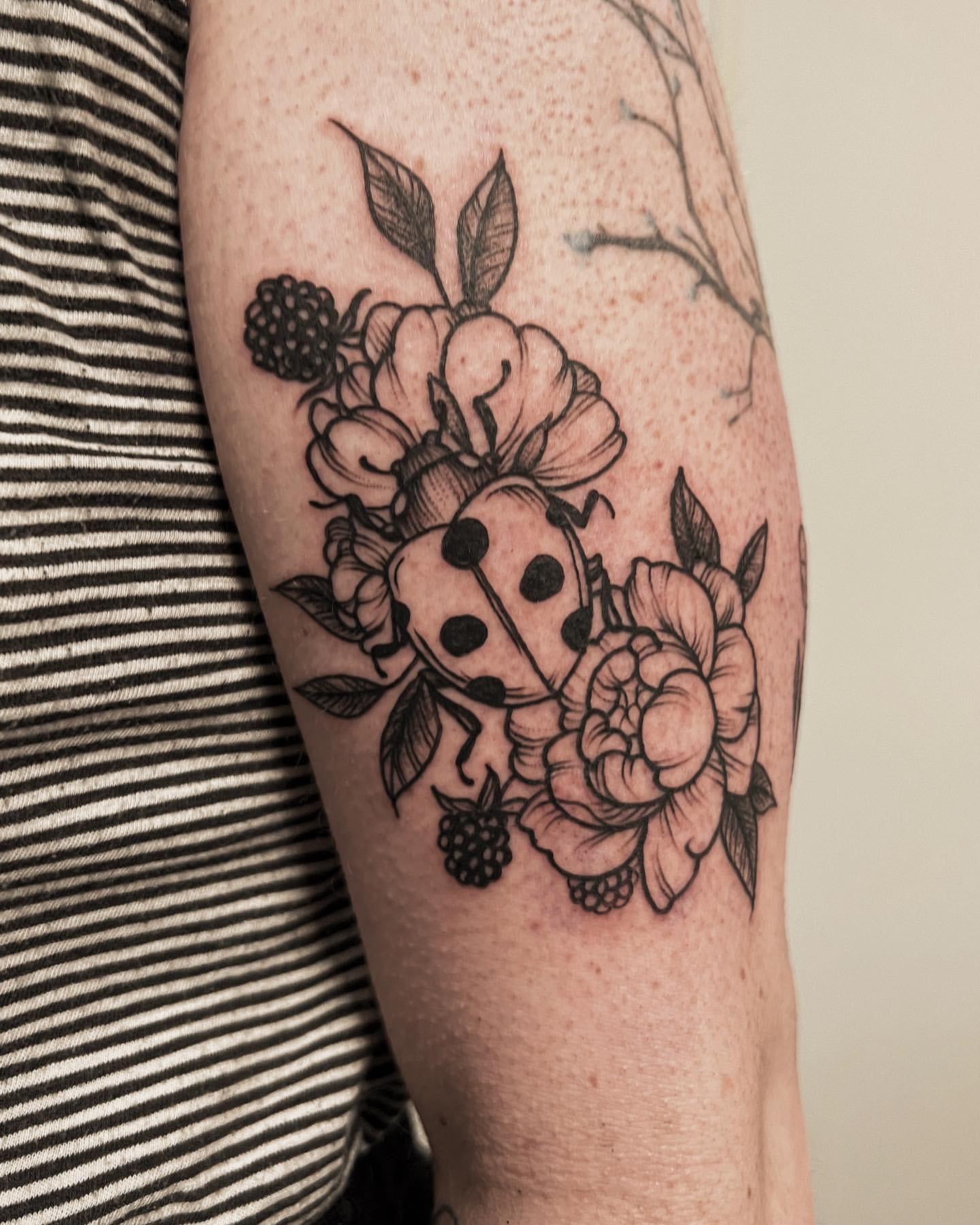 Ladybug Tattoo Ideas 11