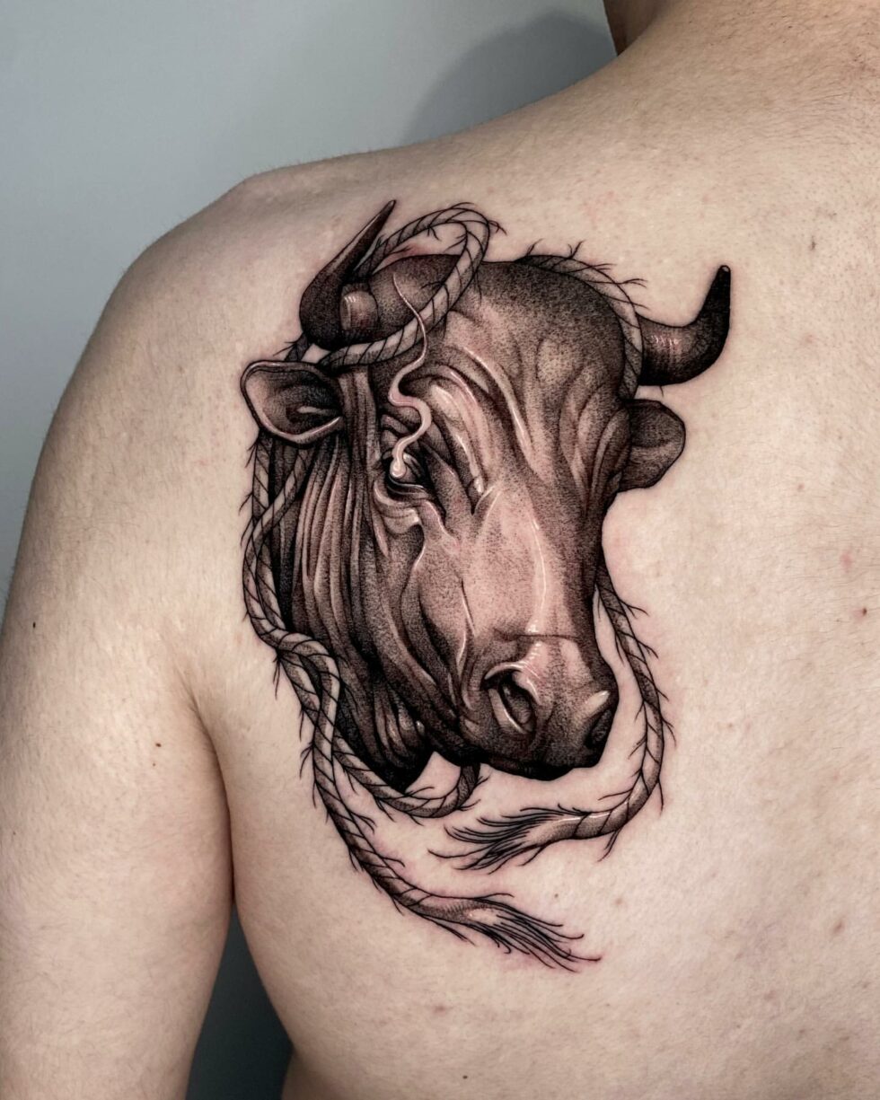 25 Stunning and Daring Bull Tattoo Ideas for Men & Women in 2024