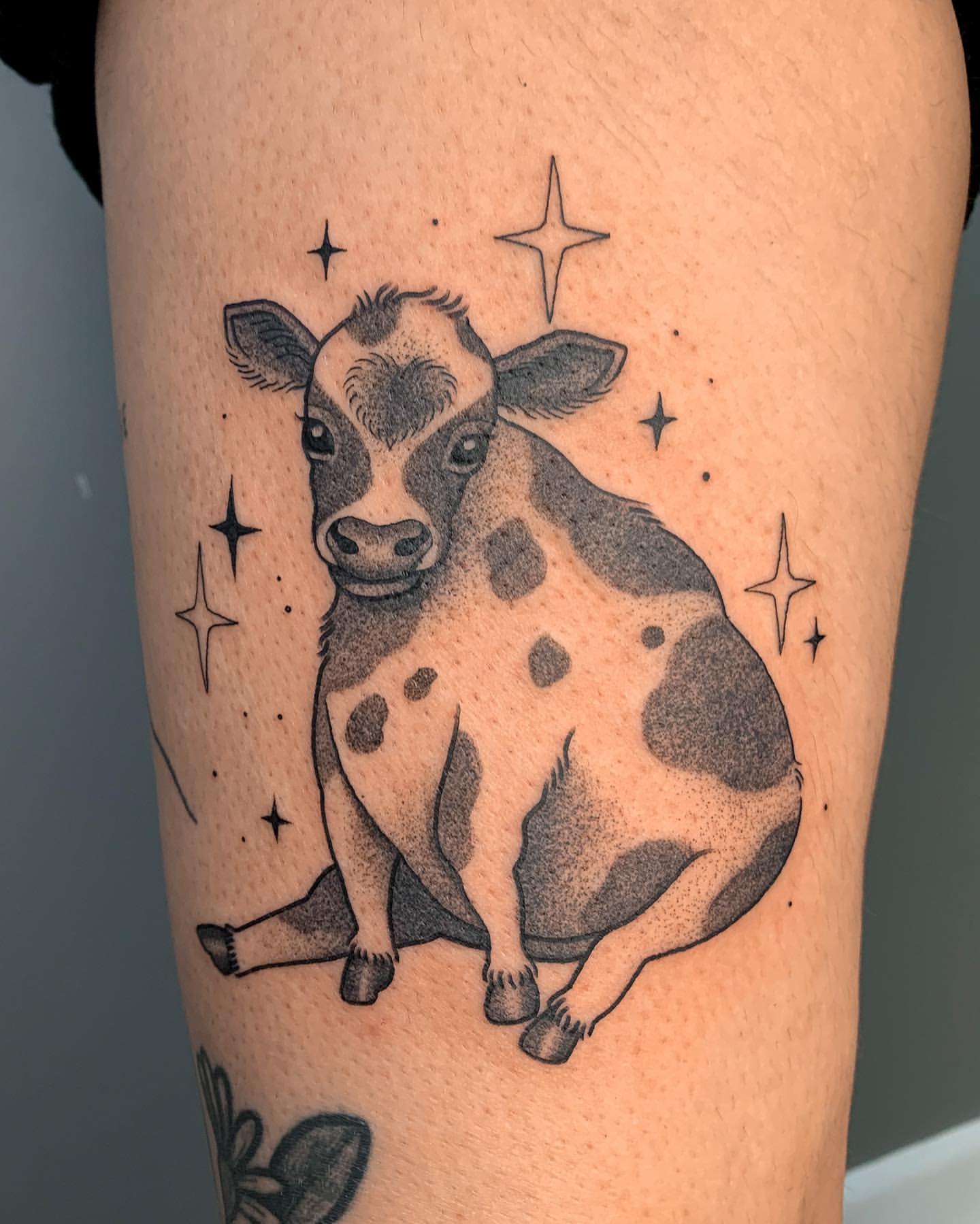 Cow Tattoo Ideas 14