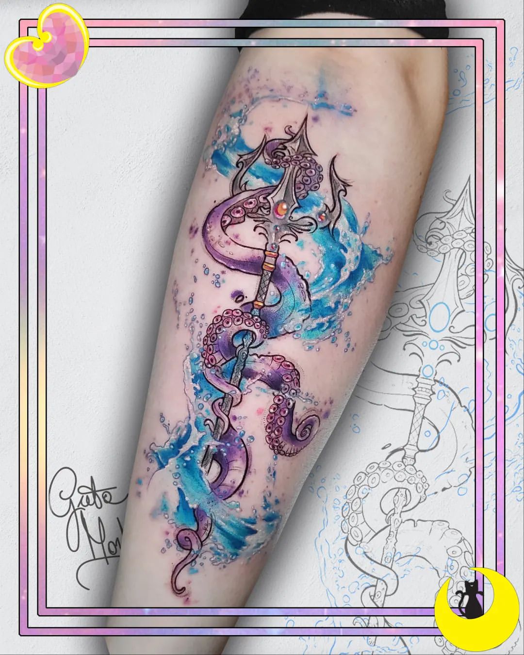 Kraken Tattoo Ideas 13