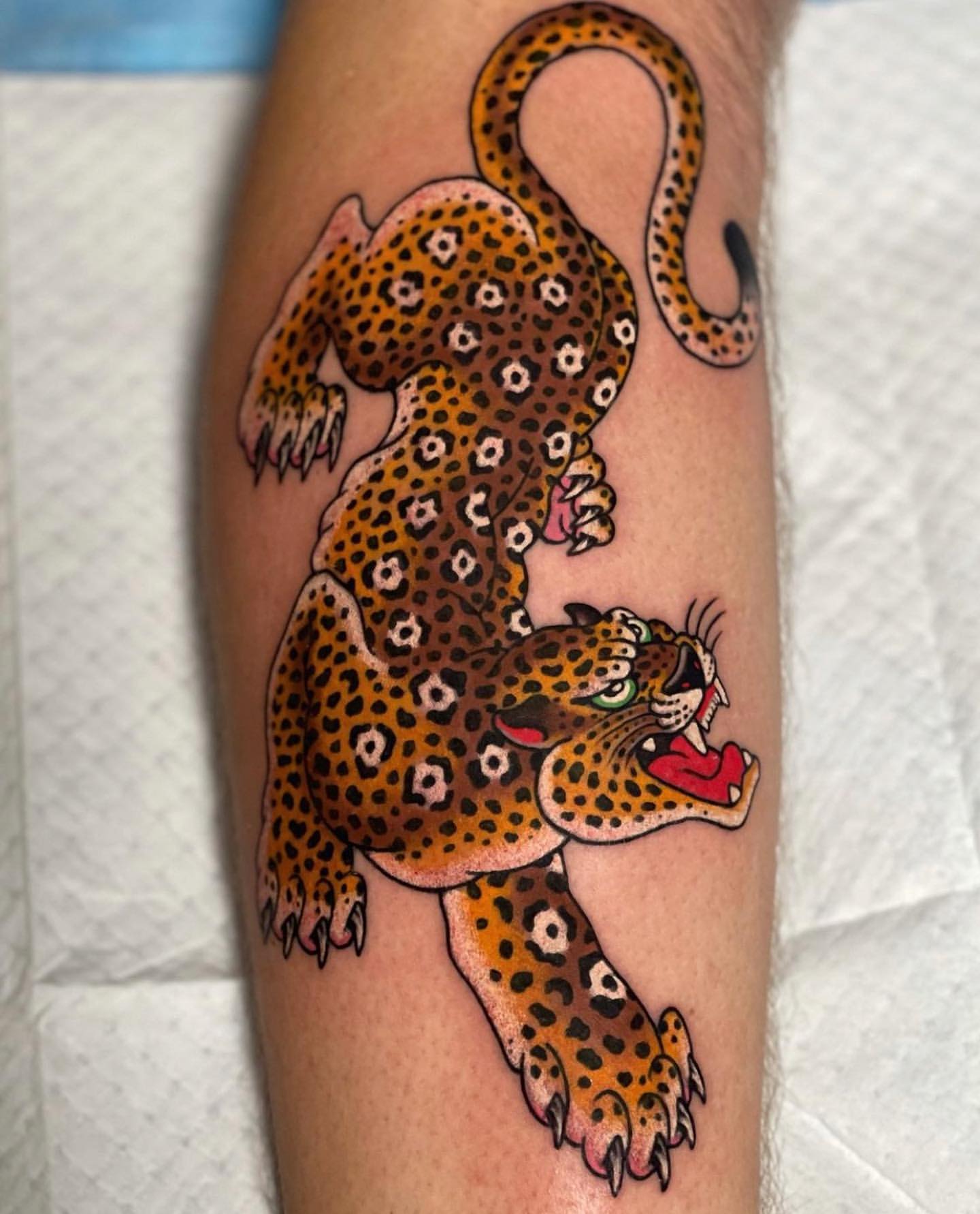 Leopard and Jaguar Tattoo Ideas 14