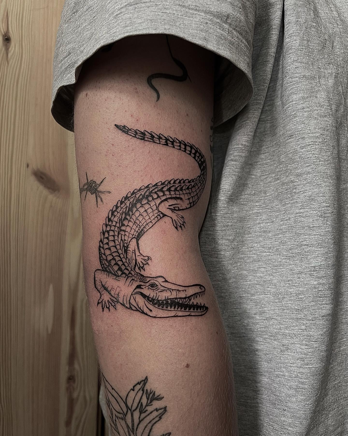 Alligator Tattoo Ideas 23
