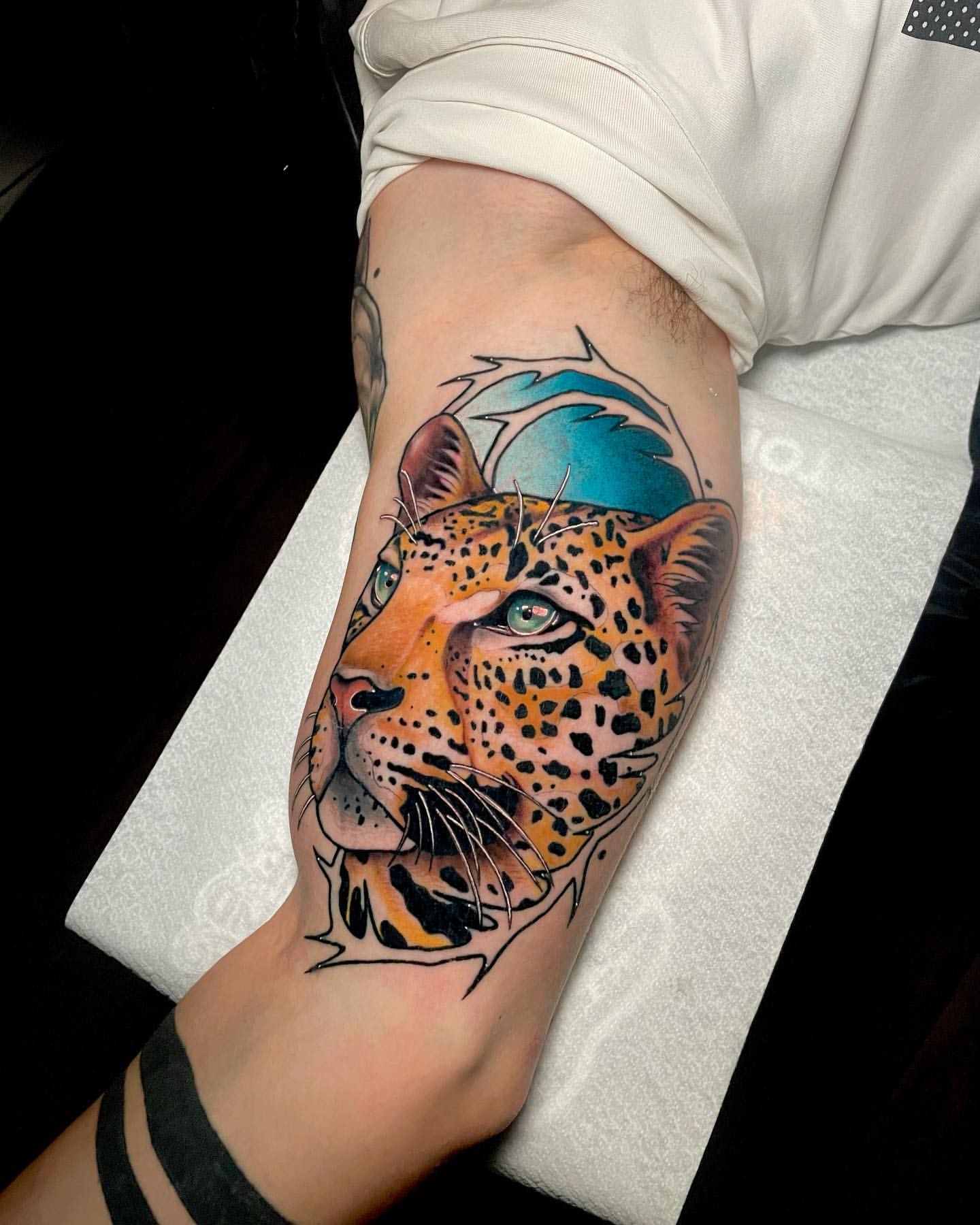 Leopard and Jaguar Tattoo Ideas 15