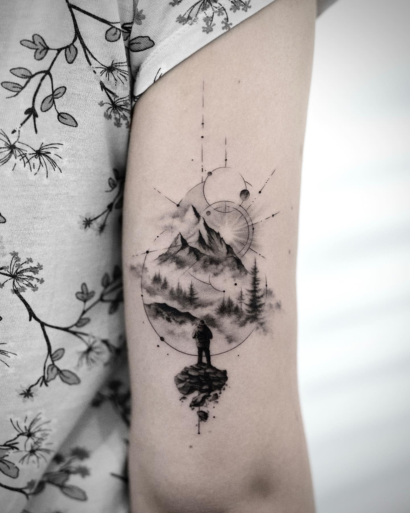 Mountain Tattoo Ideas 21