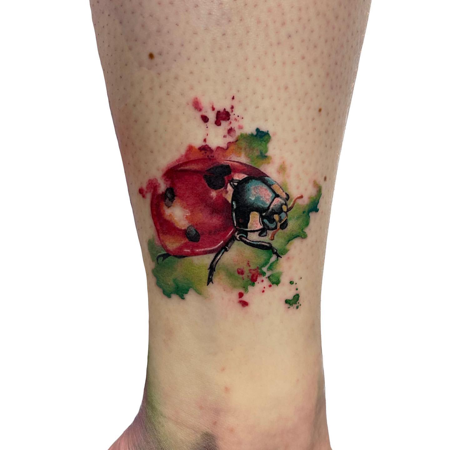 Ladybug Tattoo Ideas 23