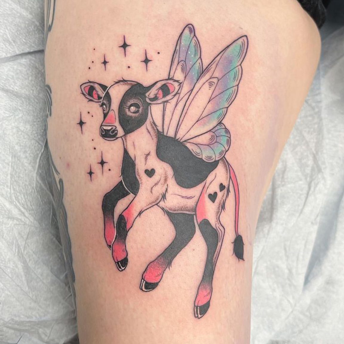 Cow Tattoo Ideas 22