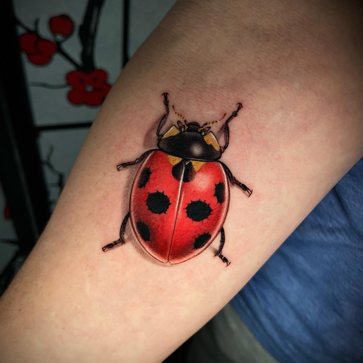 Ladybug Tattoo Ideas 26