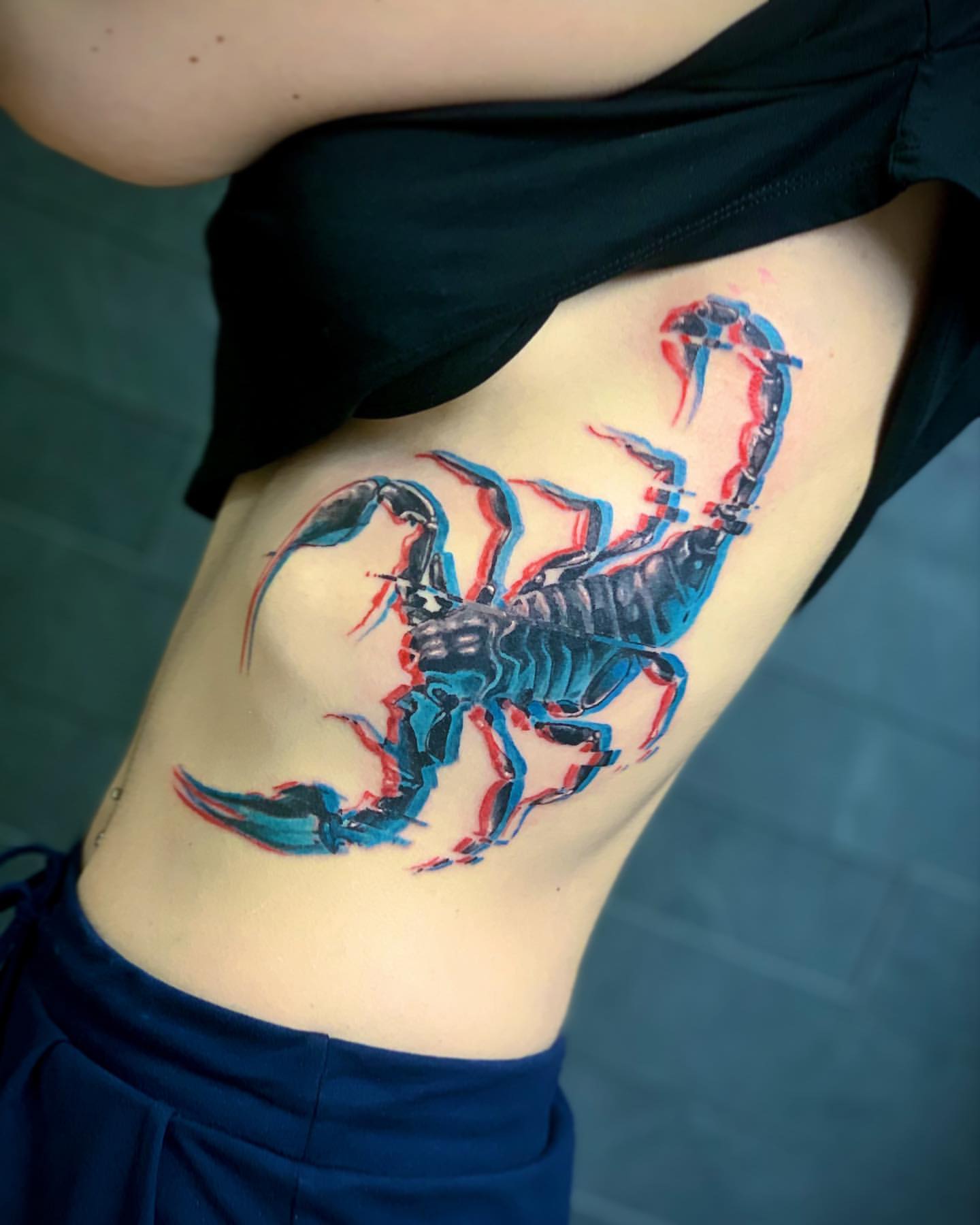 Red Heart Scorpion Tattoo follow my ig  inkskilla tattoo tatt   TikTok