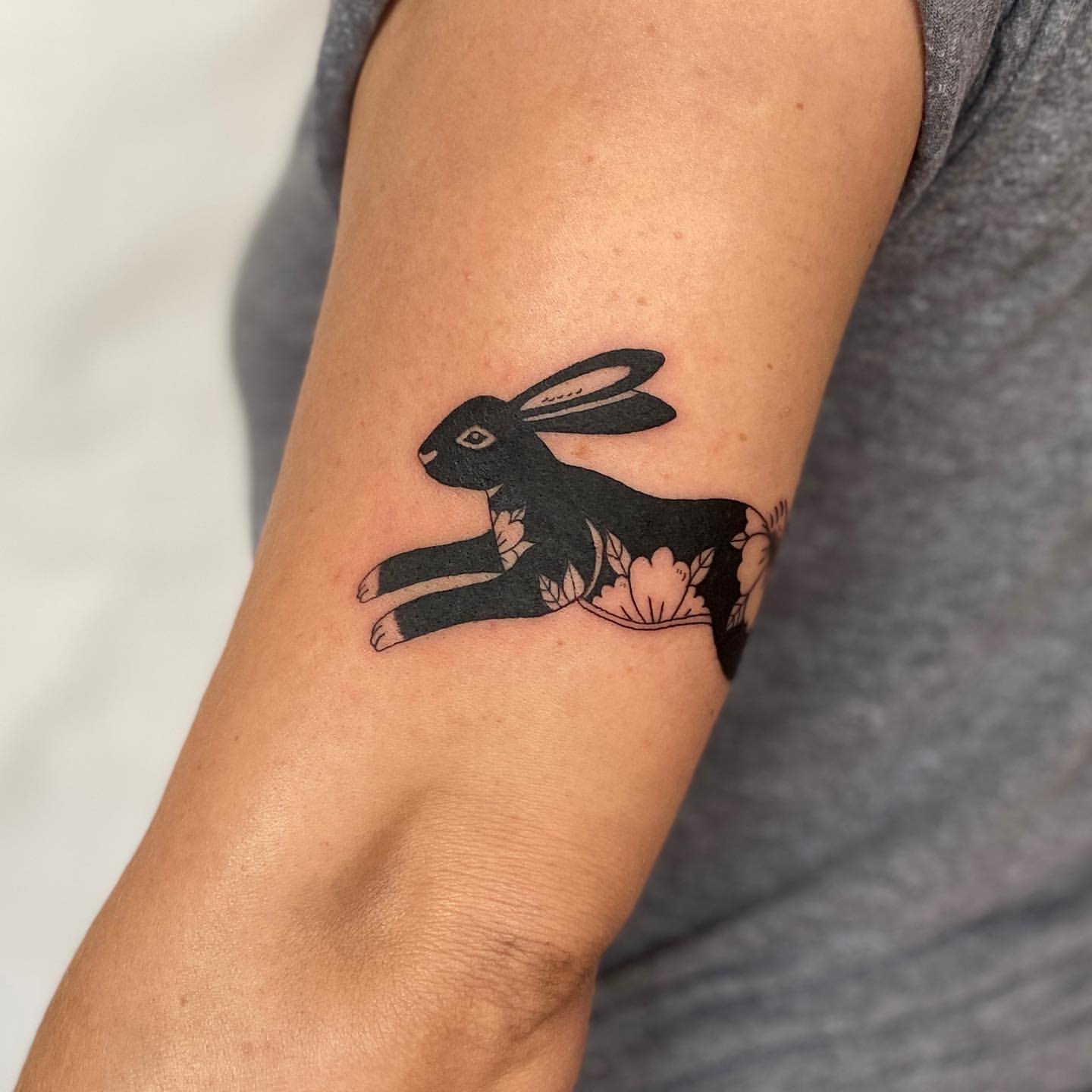 Rabbit Tattoo Ideas 9