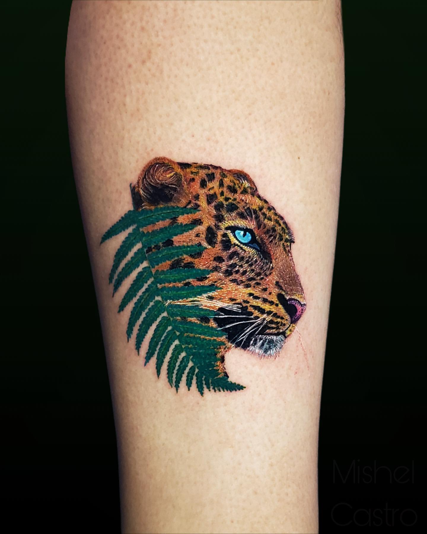 Leopard and Jaguar Tattoo Ideas 24