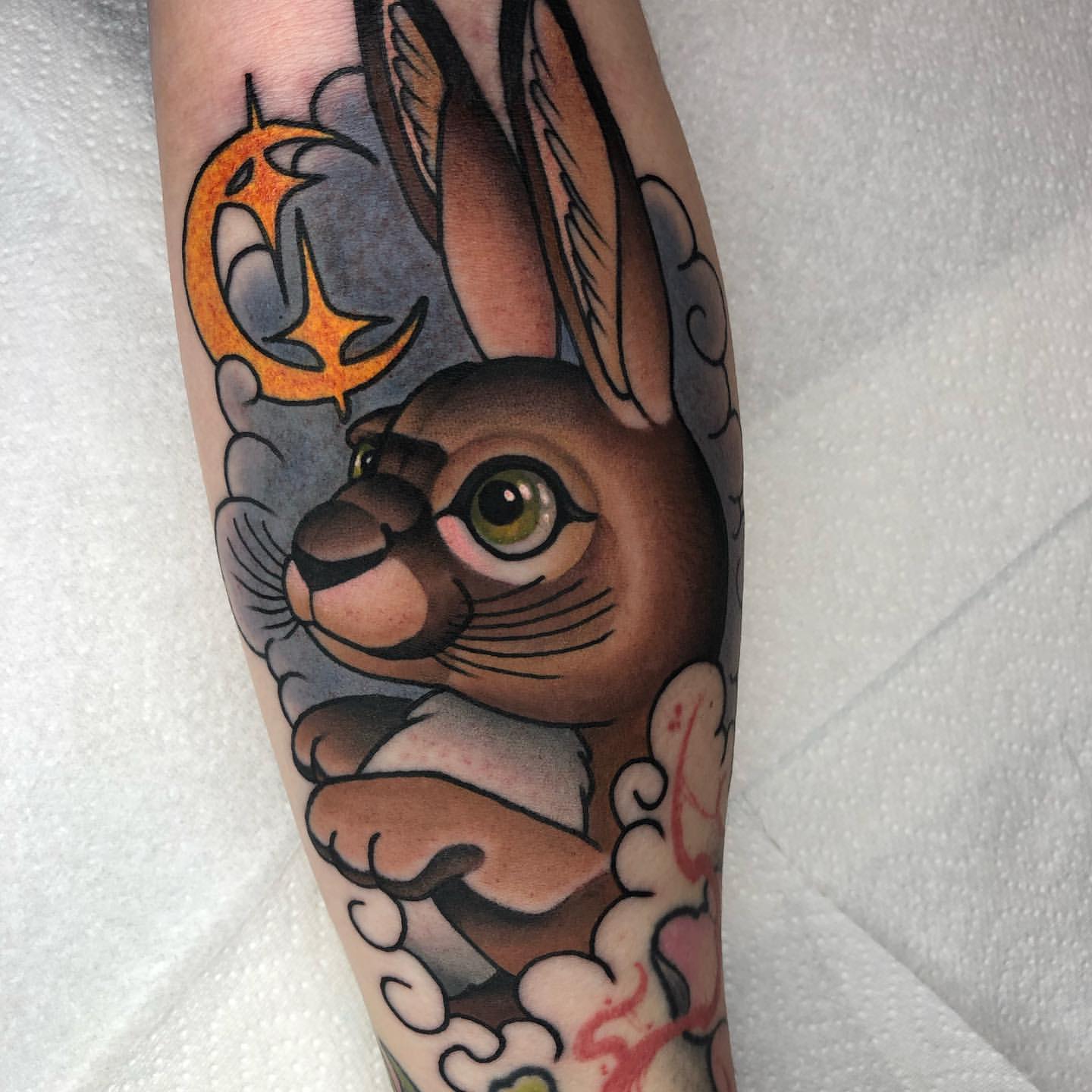 Rabbit Tattoo Ideas 18