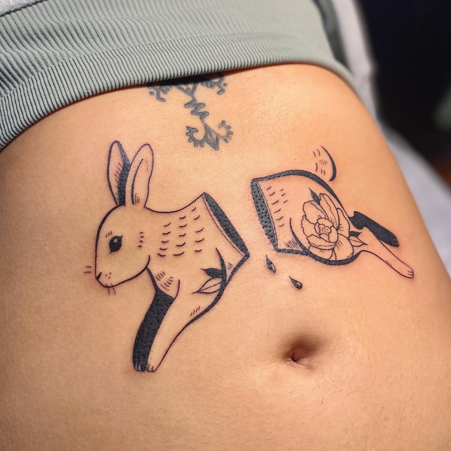 Rabbit Tattoo Ideas 20