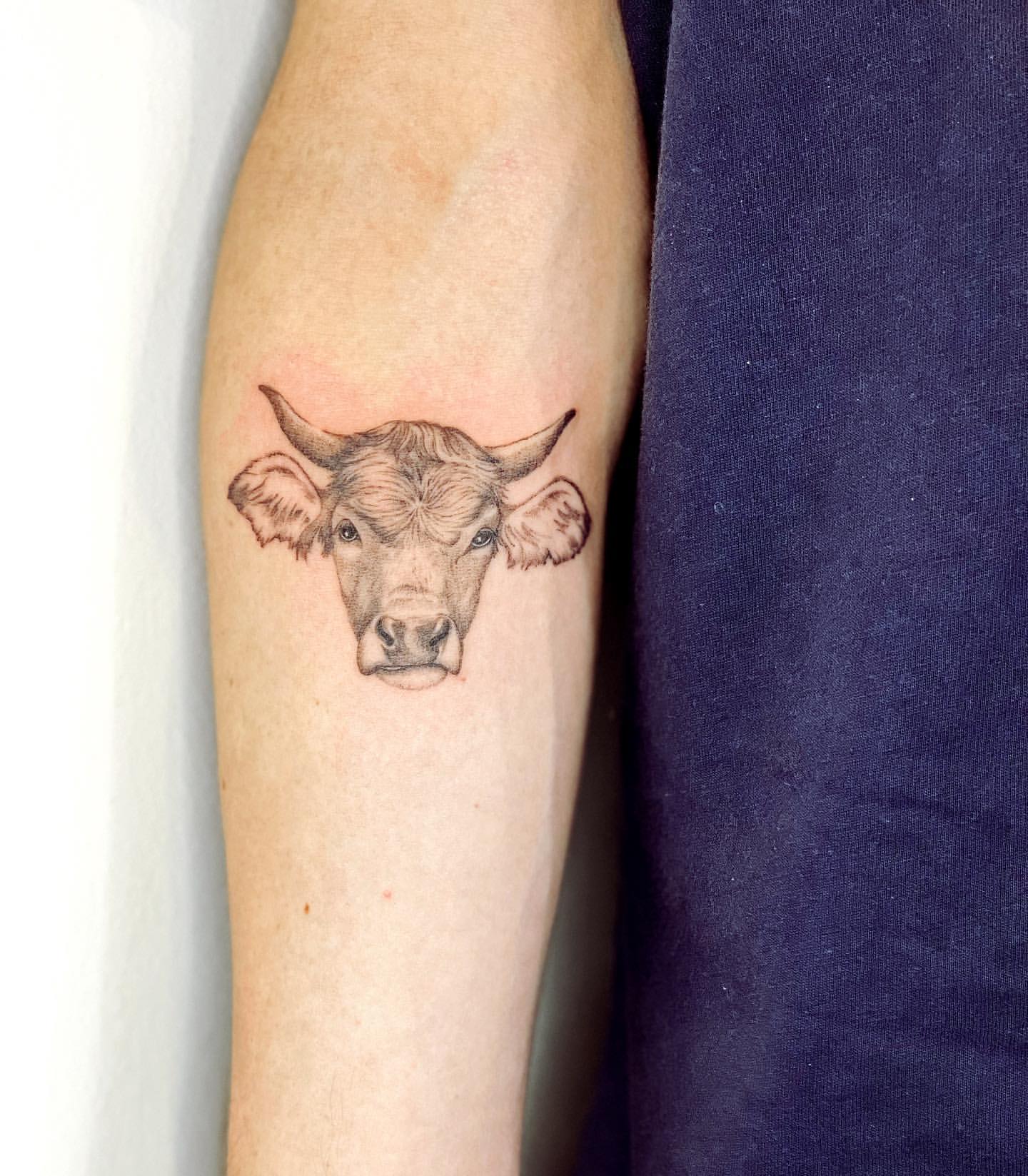 Cow Tattoo Ideas 30