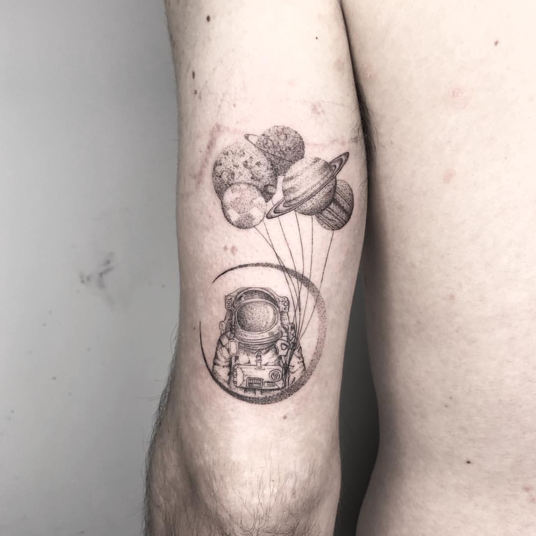 Astronaut Tattoo Ideas 1