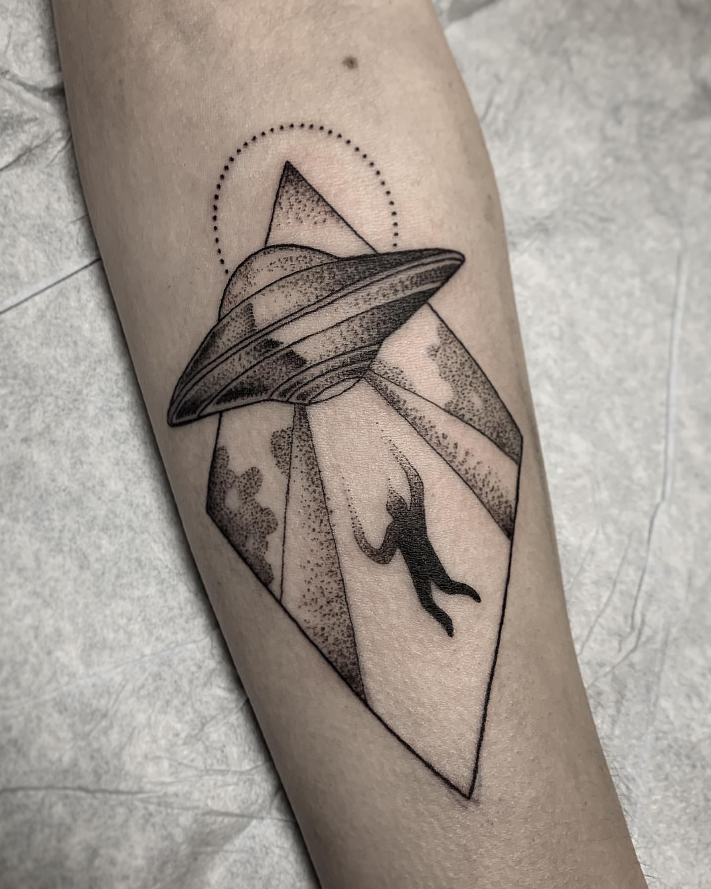 Spaceship Tattoo Ideas 6