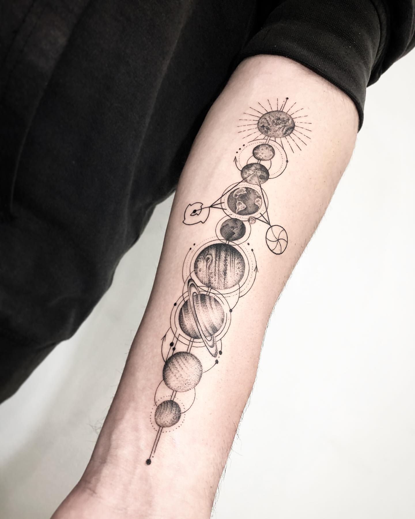 Planet Tattoo Ideas 3