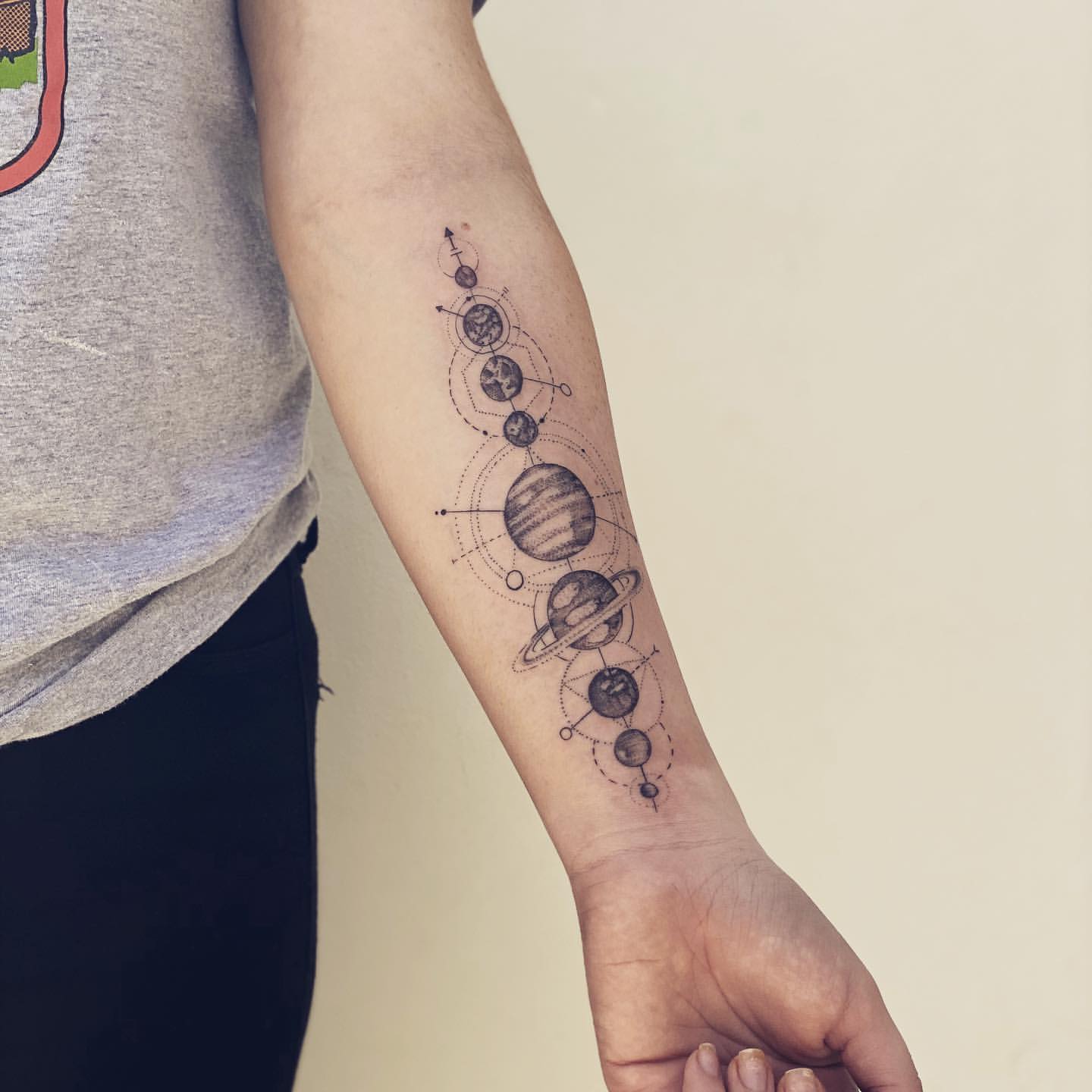 Planet Tattoo Ideas 6