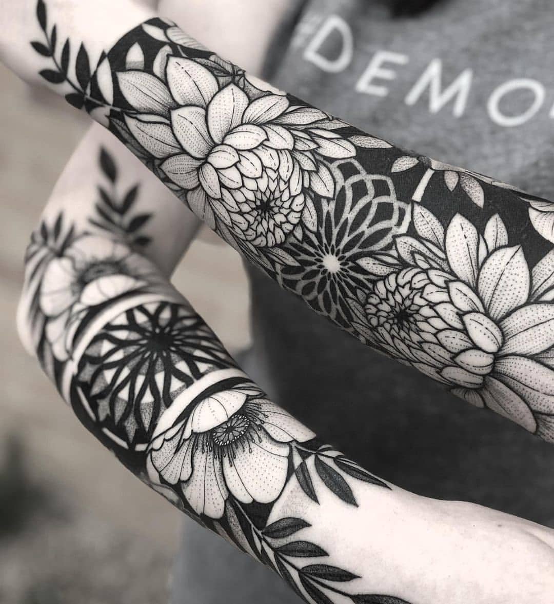 Black and Gray Tattoo Ideas 43