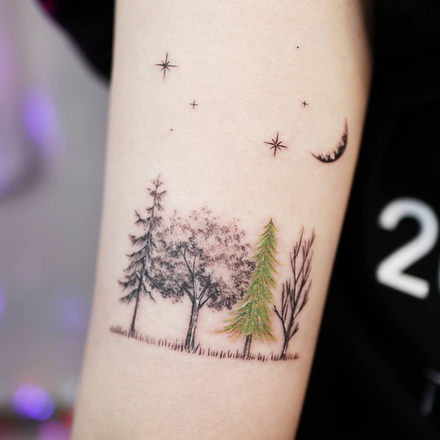Pine Tree Tattoo Ideas 5