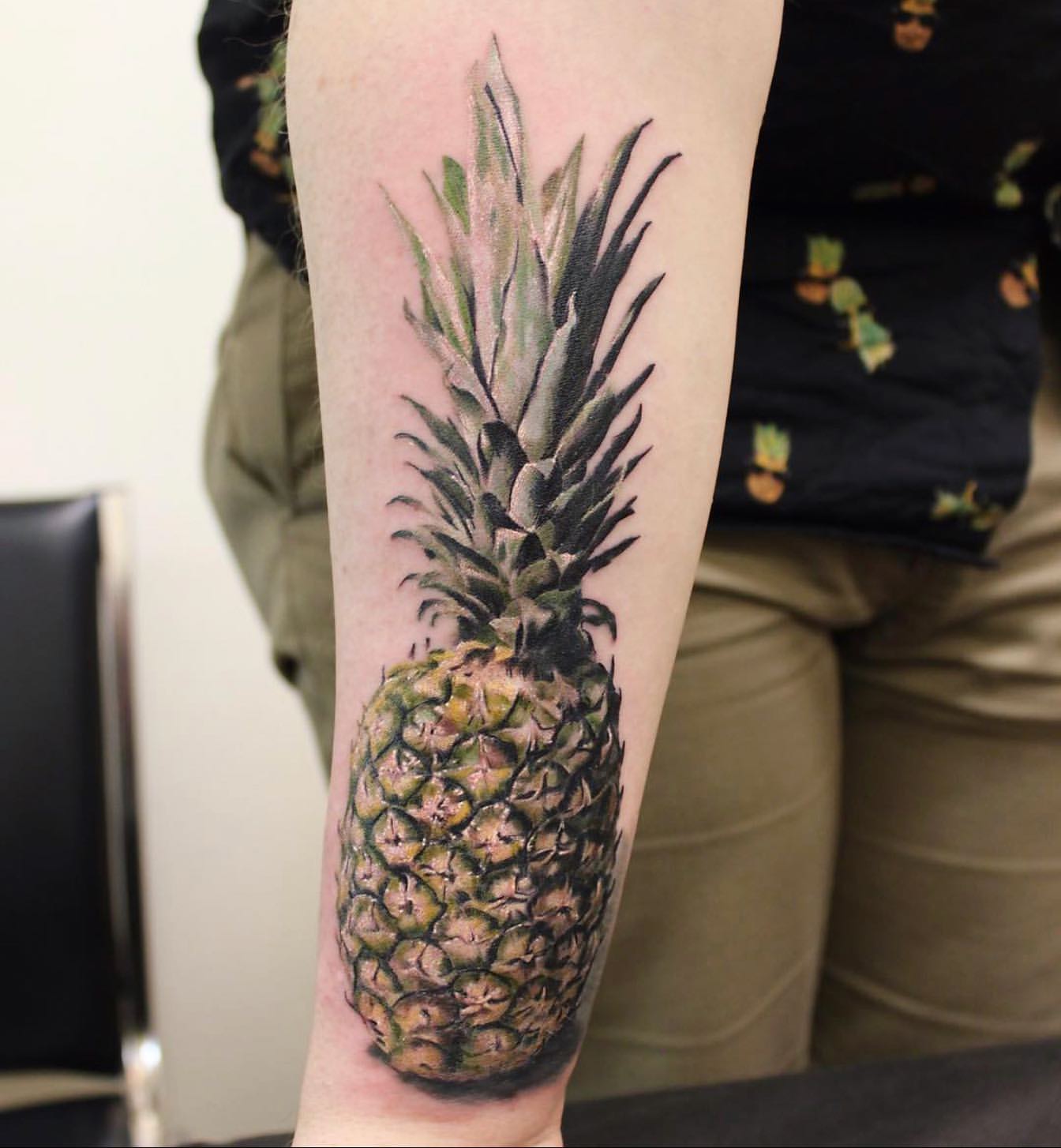 Pineapple Tattoo Ideas 5