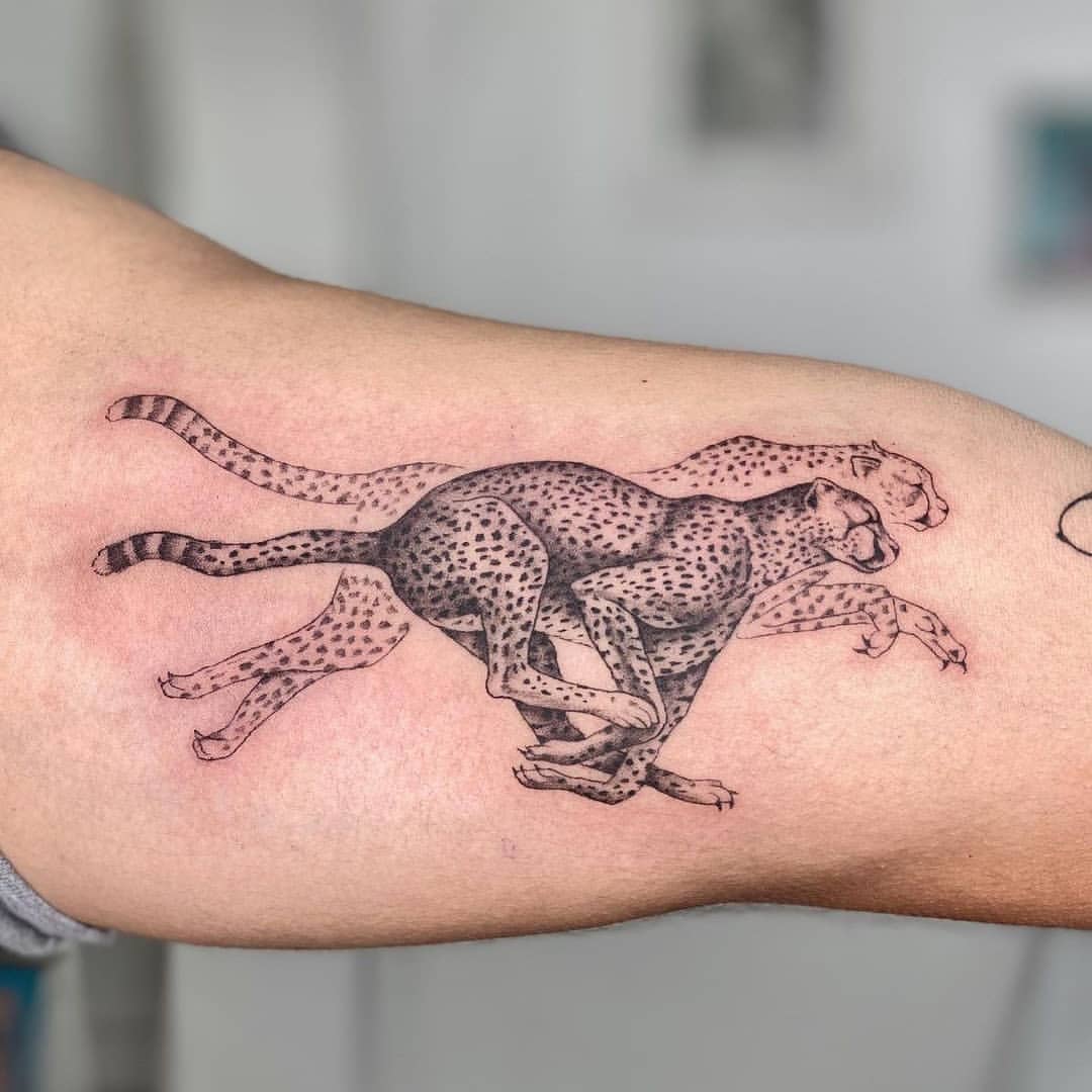 Cheetah Tattoo Ideas 6