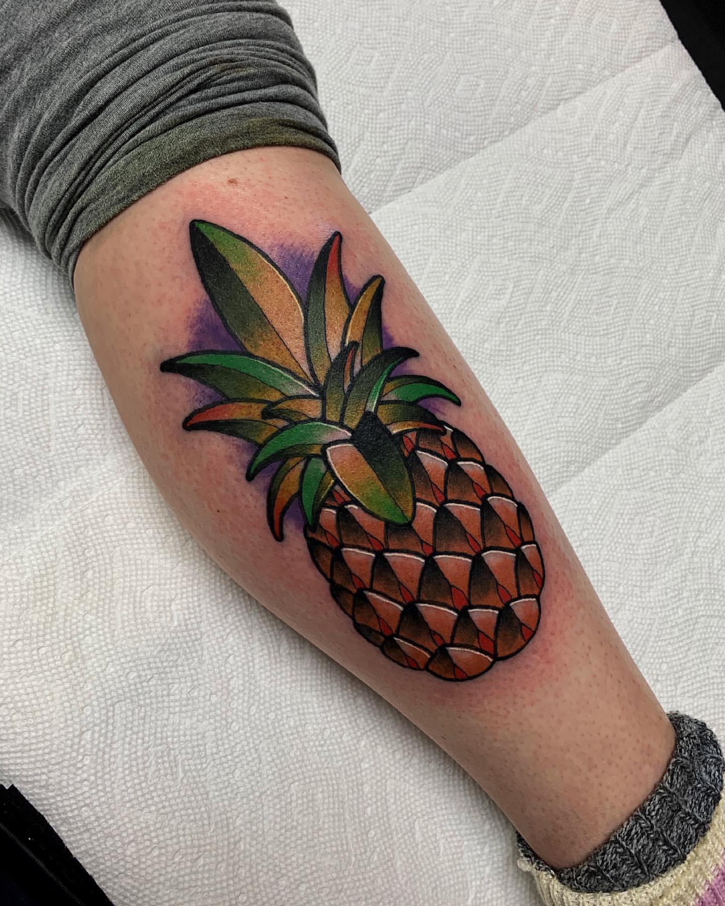 Pineapple Tattoo Ideas 4