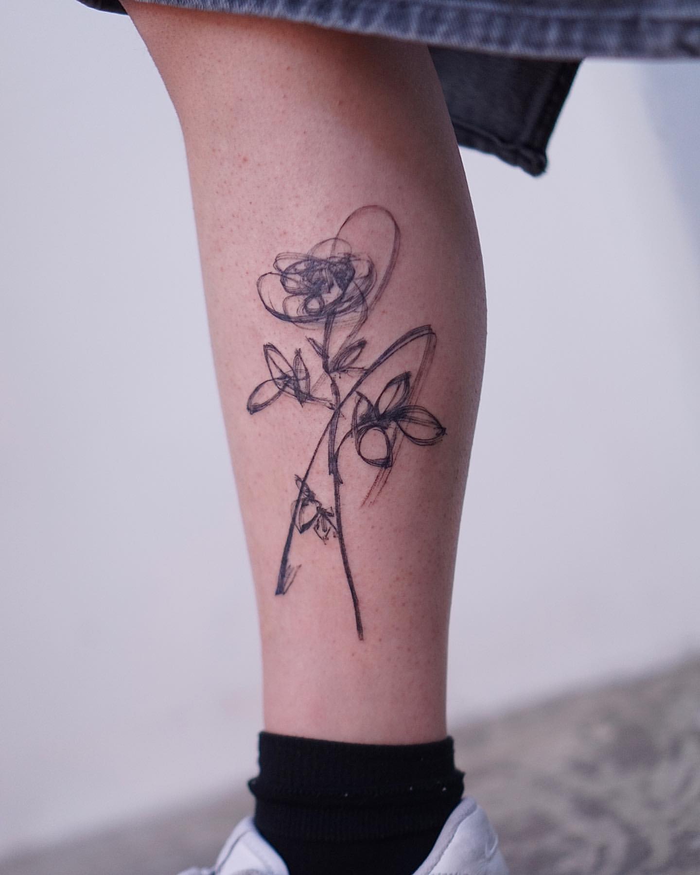 Black Rose Tattoo Ideas 3