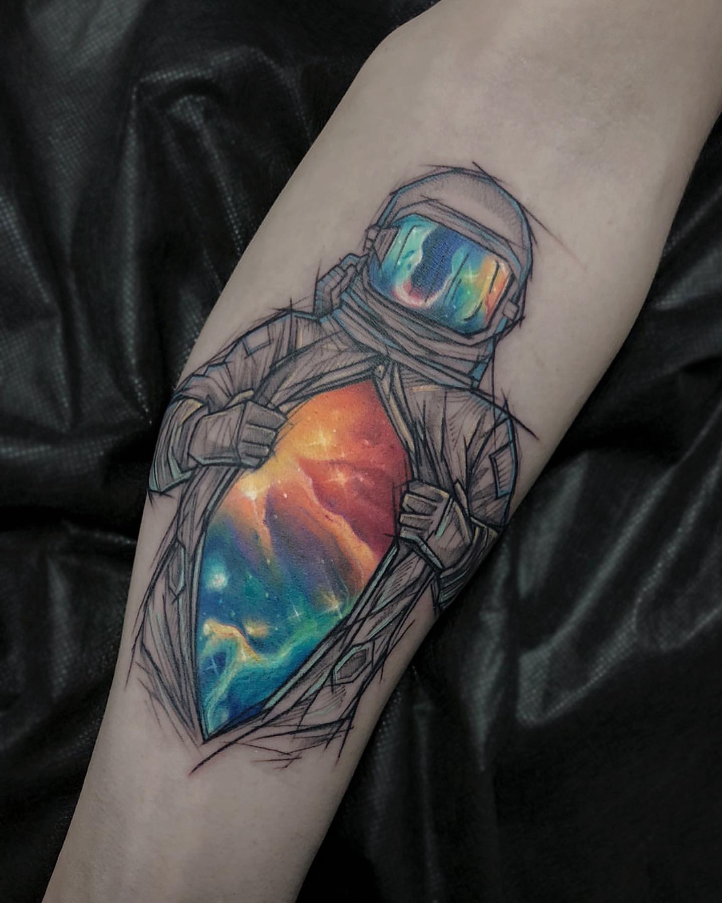 Astronaut Tattoo Ideas 4