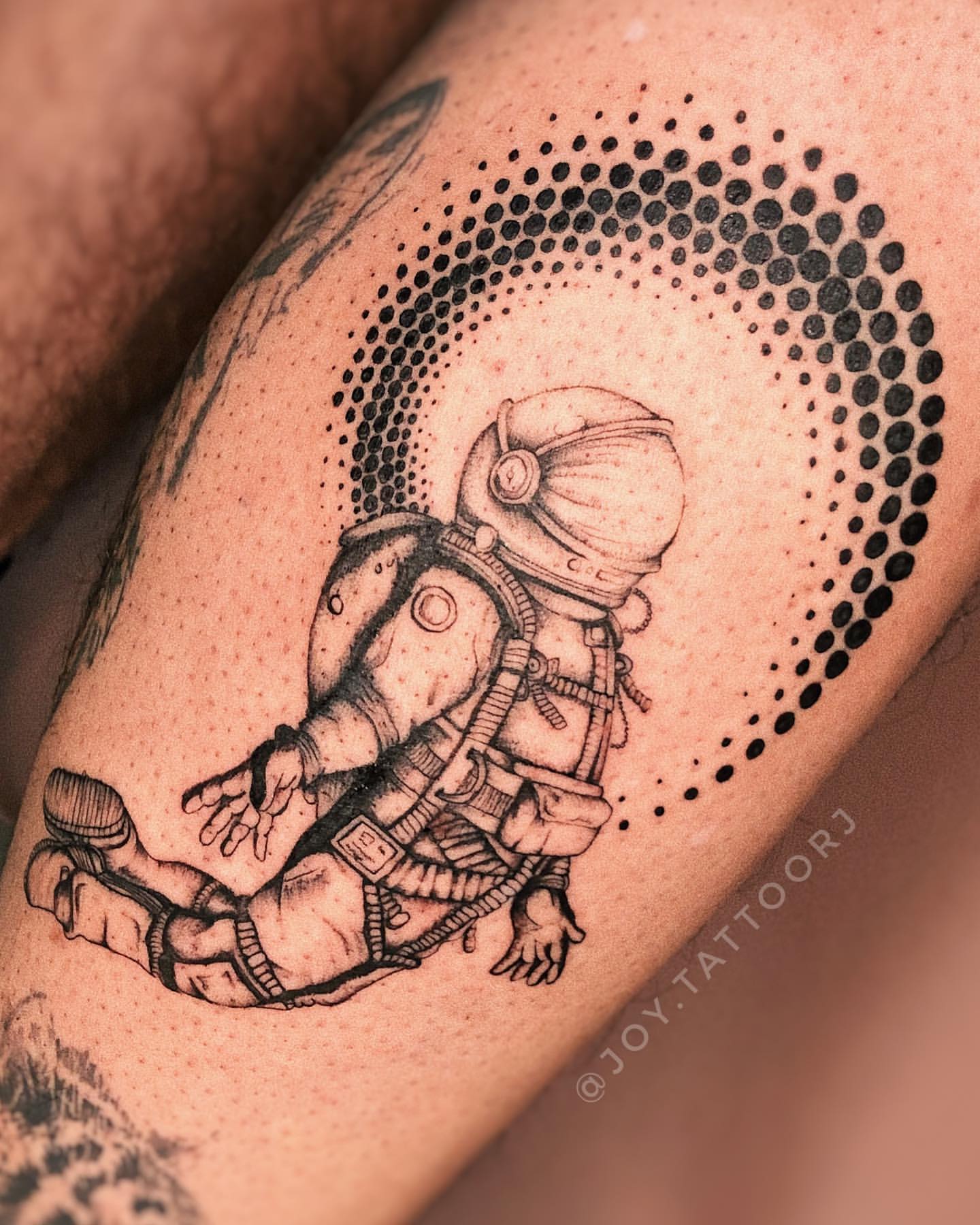 Astronaut Tattoo Ideas 6