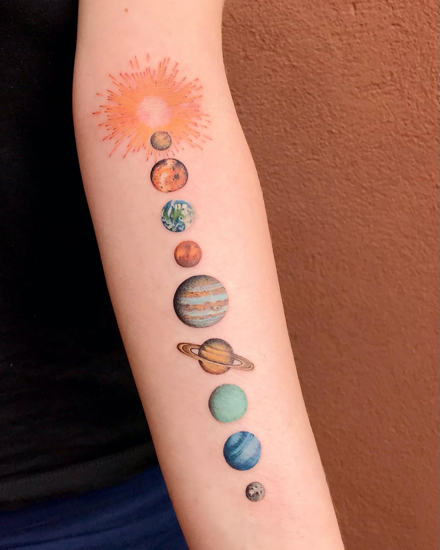 Planet Tattoo Ideas 11