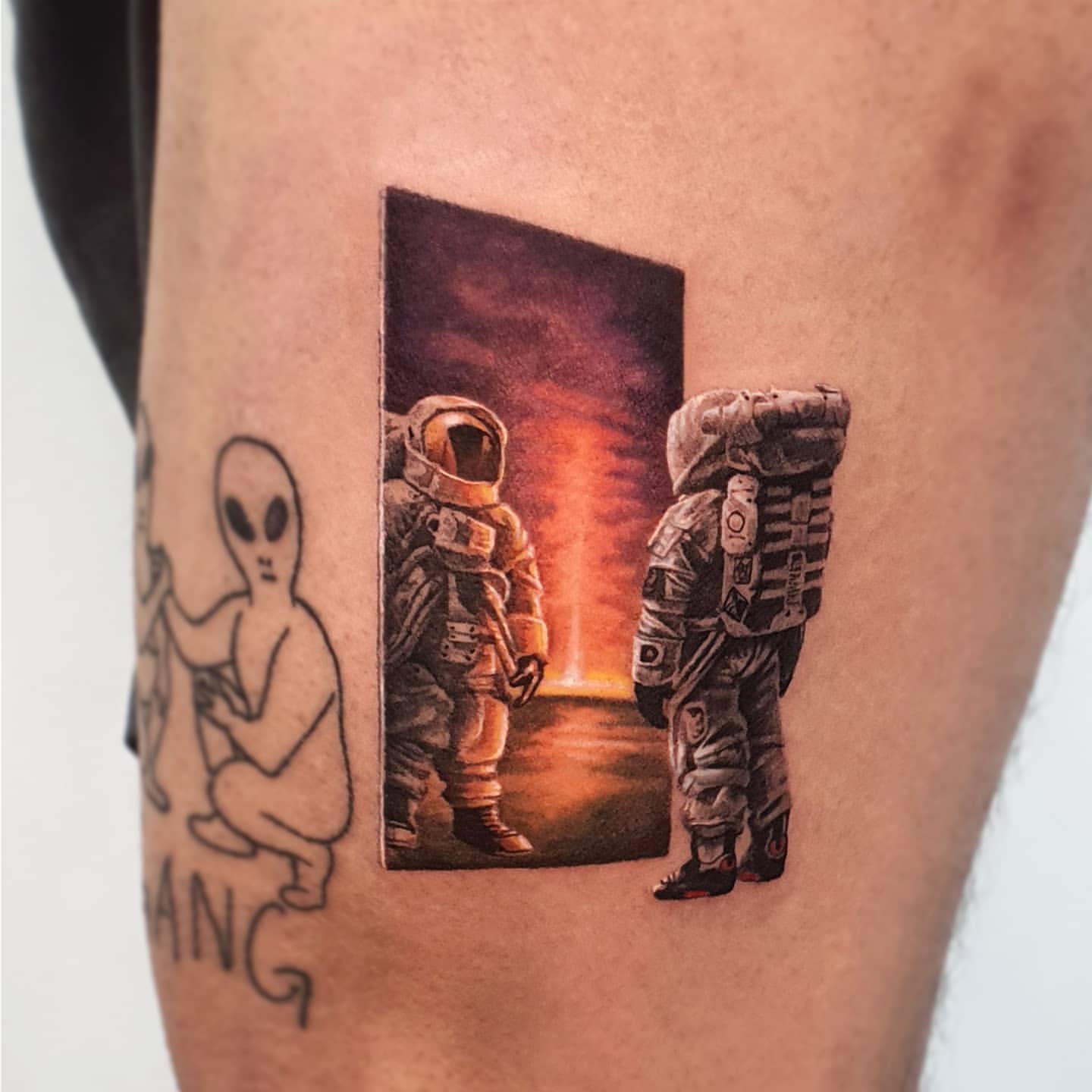 Astronaut Tattoo Ideas 8