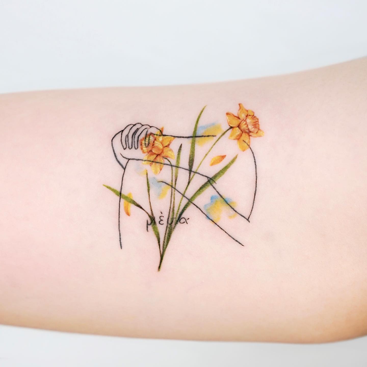 Daffodil Tattoo Ideas 16