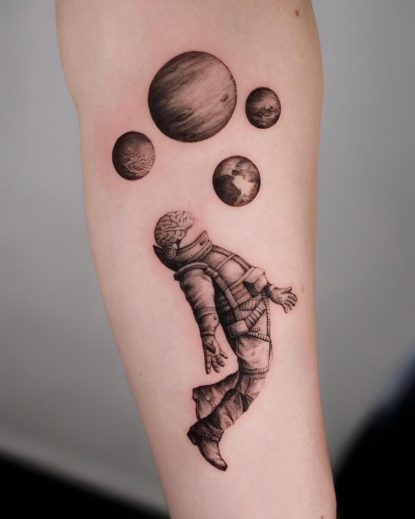 Astronaut Tattoo Ideas 11