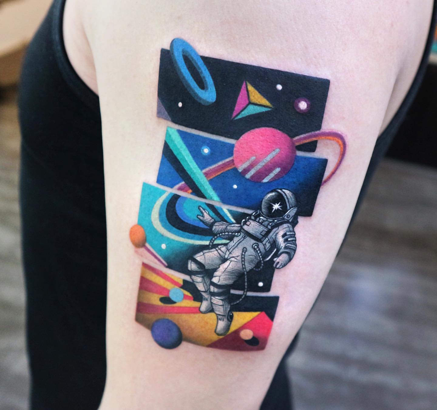 Astronaut Tattoo Ideas 12