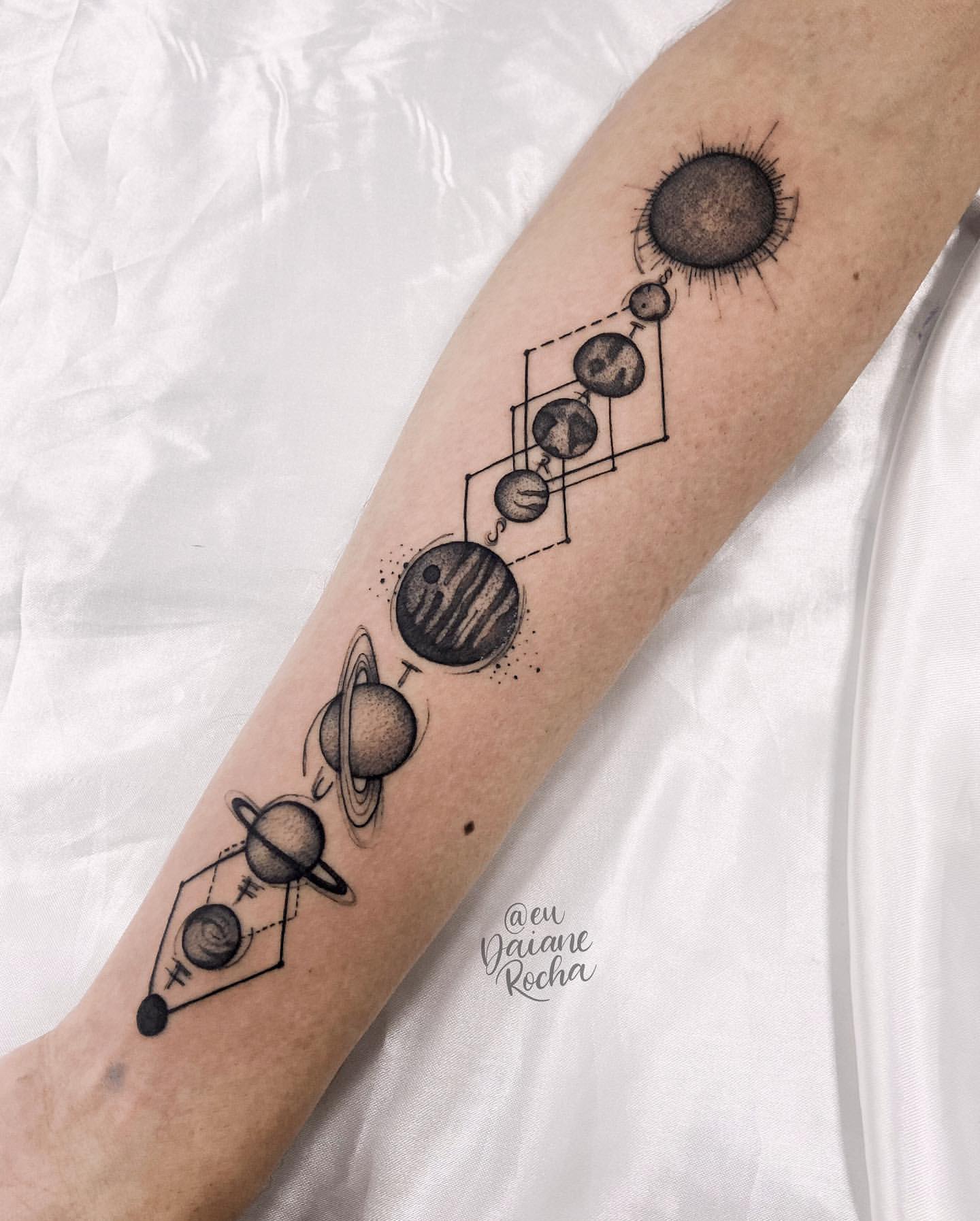 Planet Tattoo Ideas 15