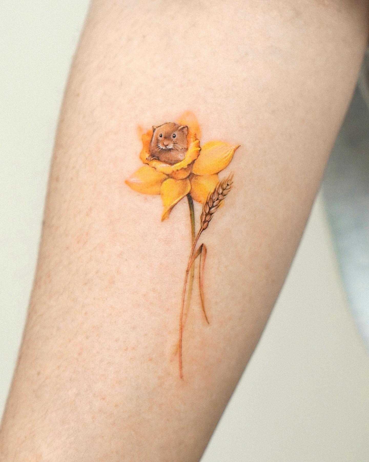 Daffodil Tattoo Ideas 20