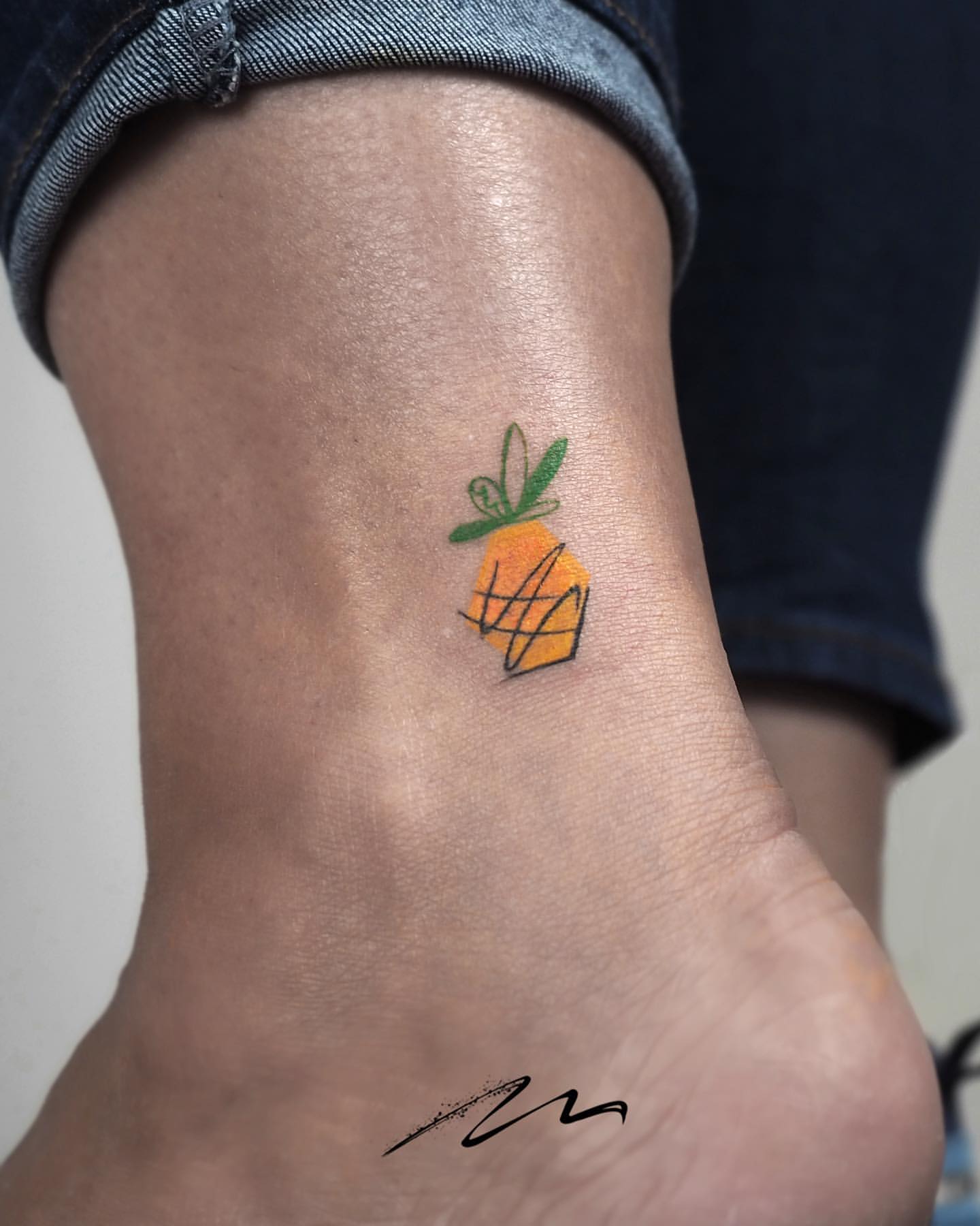 Pineapple Tattoo Ideas 9