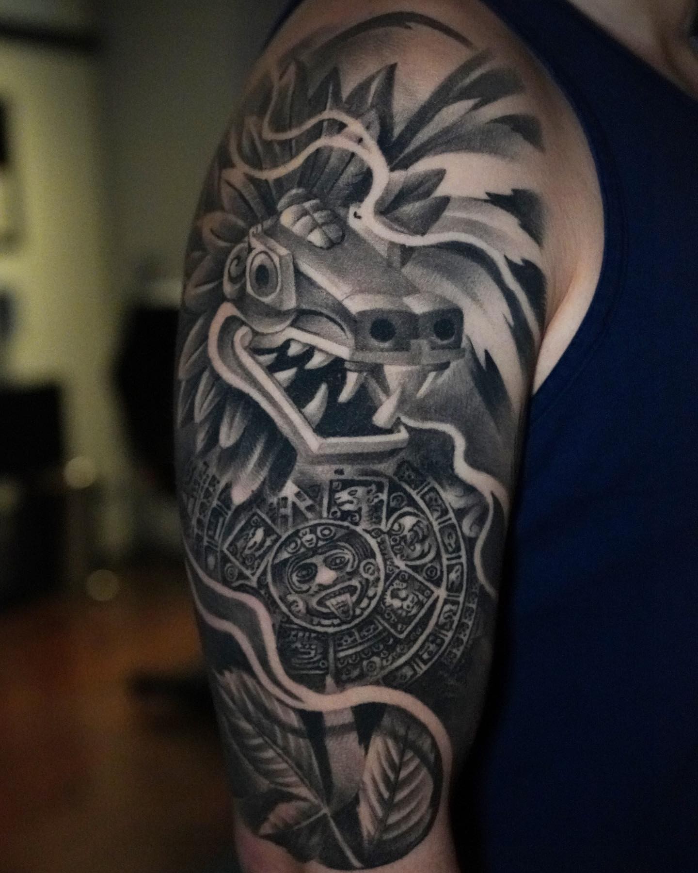 Looking for unique Tattoos? Black and Gray Jaguar Tattoo