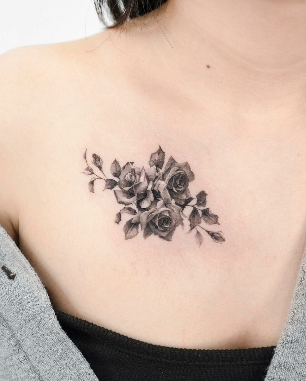 30 Alluring Black Rose Tattoo Ideas for Men & Women to Inspire You in 2023