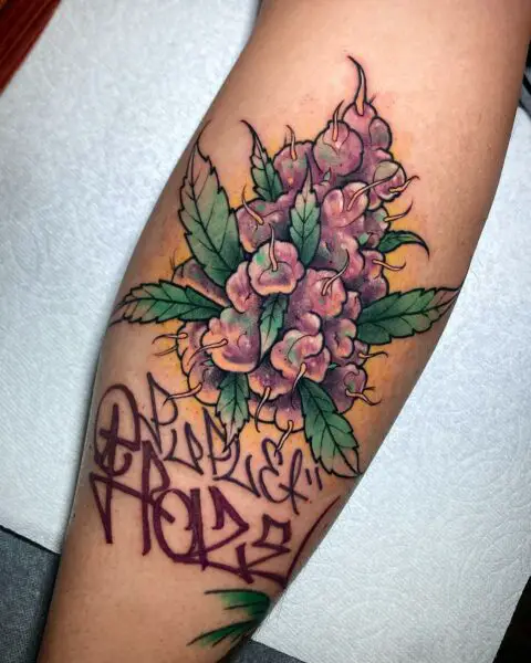 17 Highly-Rated Weed Tattoo Ideas for Men & Women in 2024